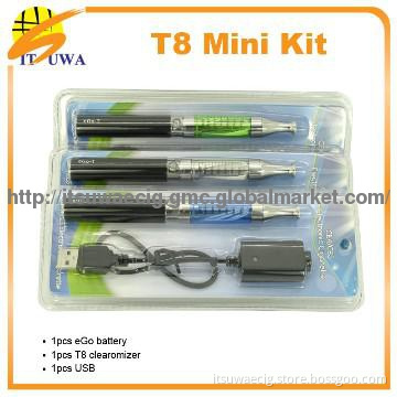 2013 hottest most popular   tank atomizer  T8 starter kit